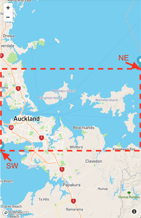 Bounding box vs the viewport of map